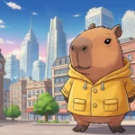 Capybara Cartoon Cityscape Background Art: A Creative Guide