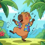 Capybara Dancing Cartoon Animated Gif: How to Create and Share
