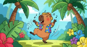 Capybara Dancing Cartoon Animated Gif: How to Create and Share