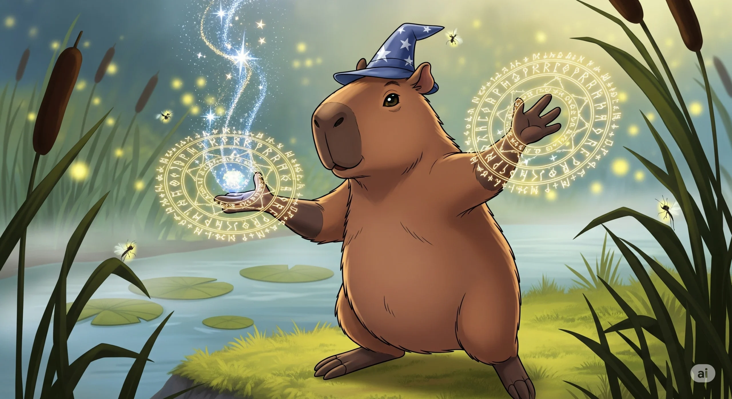 Capybara Cartoon with Magical Powers: A Step-by-Step Creation Guide